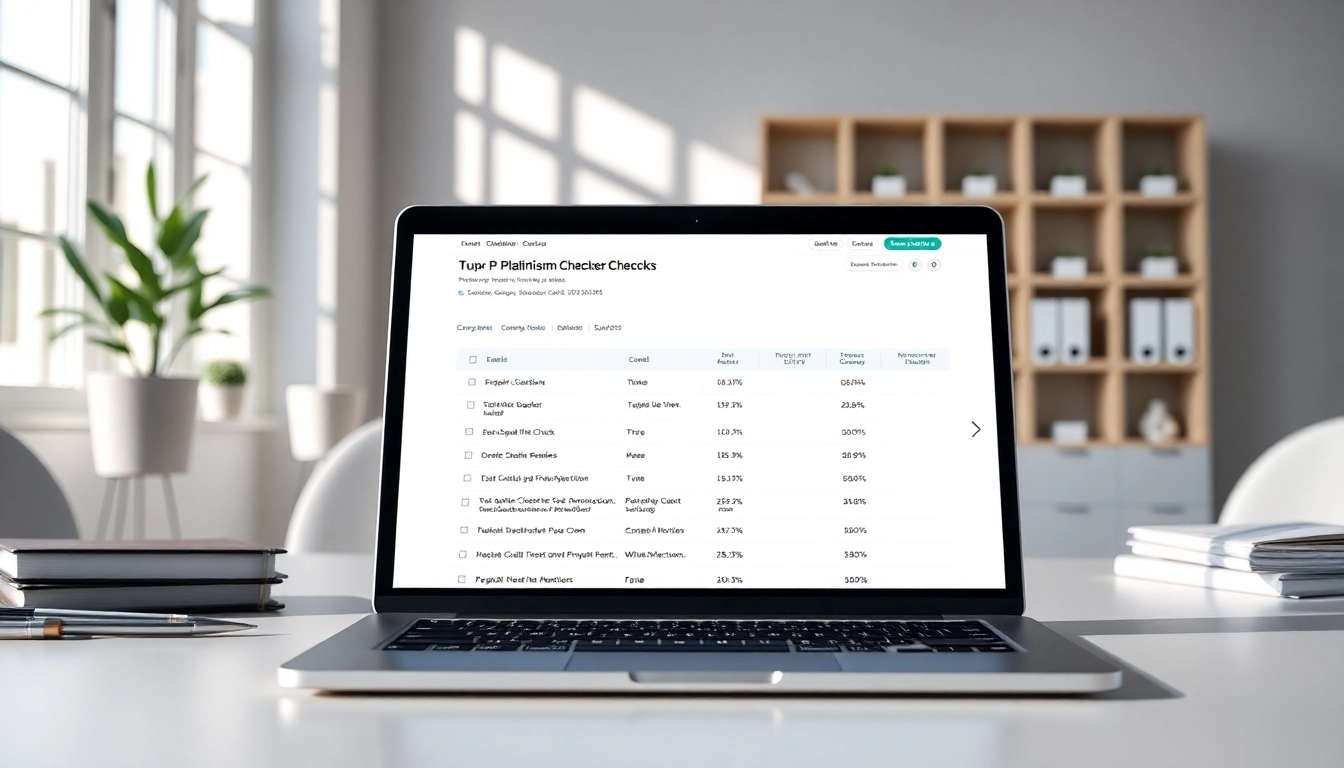 Analyze and correct your documents with our advanced plagiarism checker tool interface.