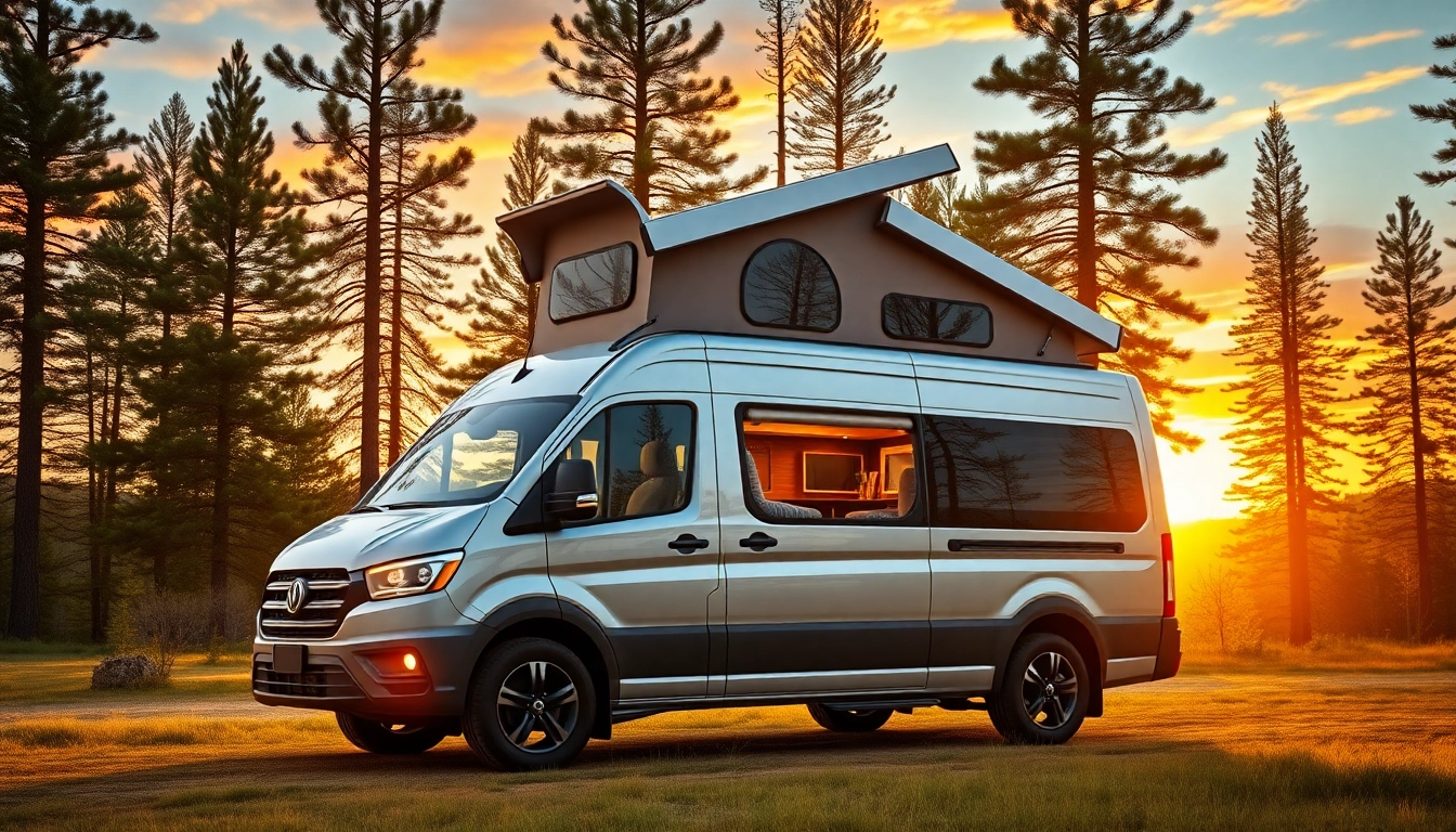 Explore the unique features of JRP Campers in a stunning outdoor setting.