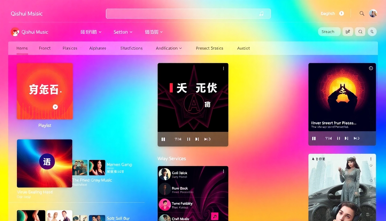 Enjoy the features of 汽水音乐网页版 with its interactive playlists and vibrant design elements.