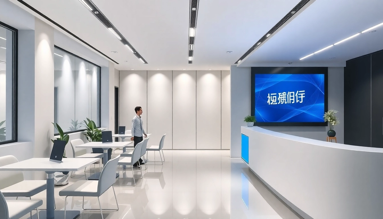 Showcase of 美洽客服系统 in a modern office setup emphasizing customer service efficiency.