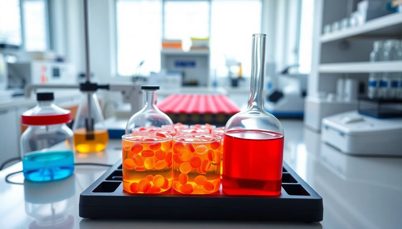 All check on the feeder-free stem cell culture process, showcasing vibrant media in a sterile lab environment for research.