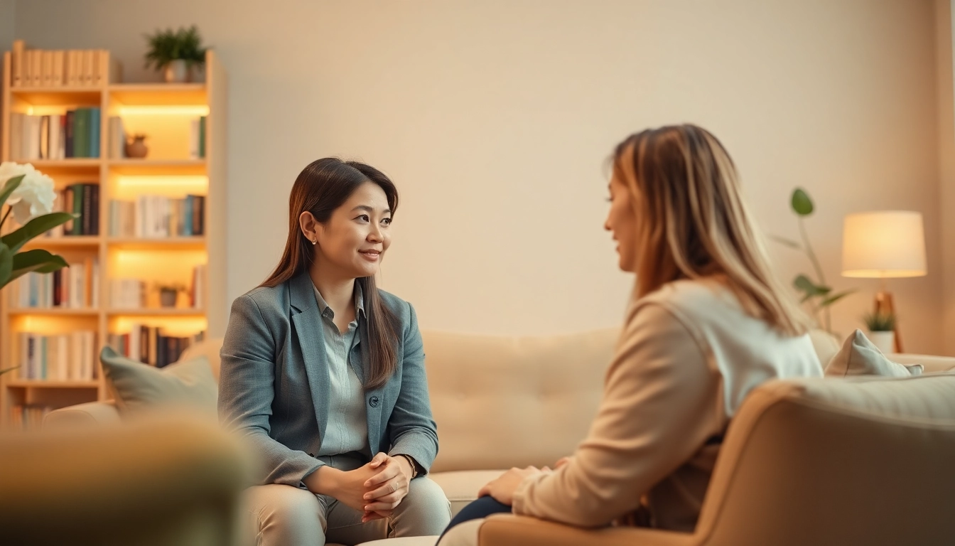 Engaging conversation with an attachment theory coach in a calm office setting.