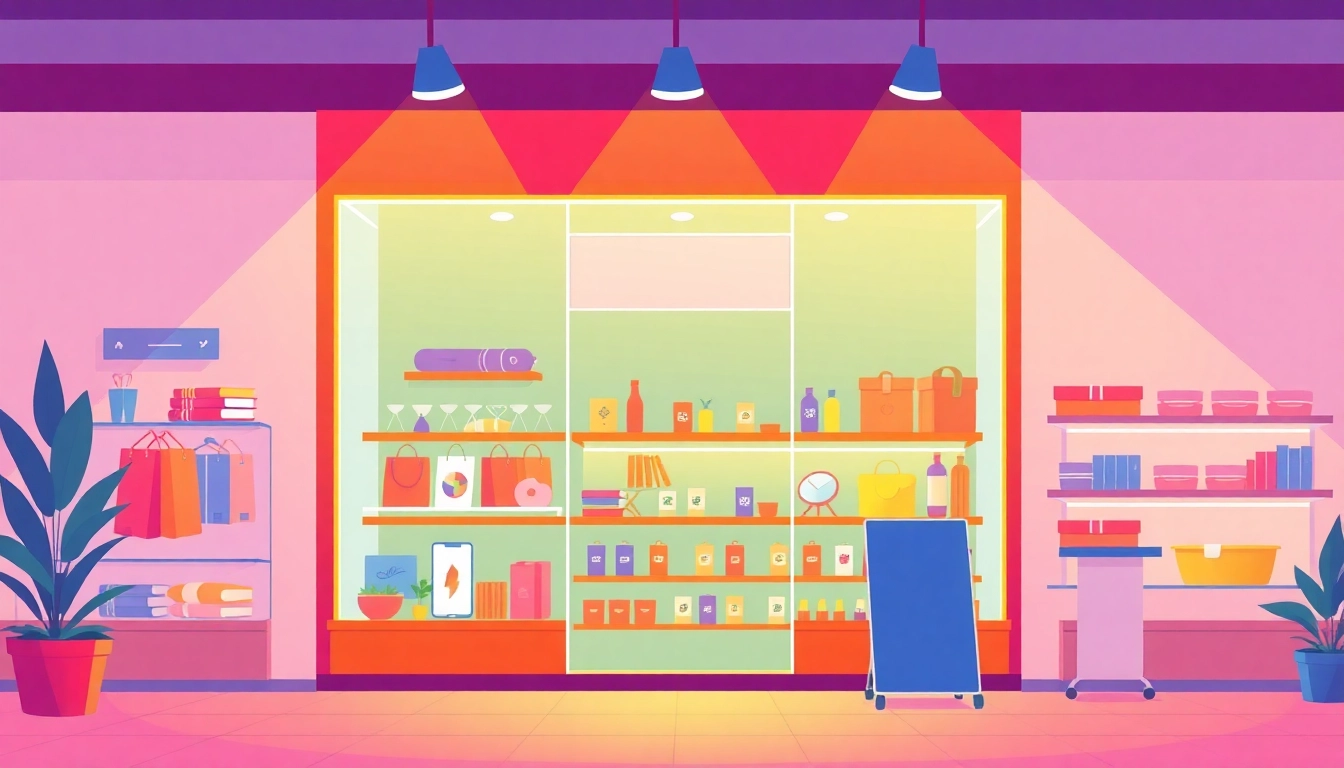 Ultimateshops presents a modern digital storefront filled with vibrant product offerings.